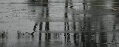 asphalt rain reflection